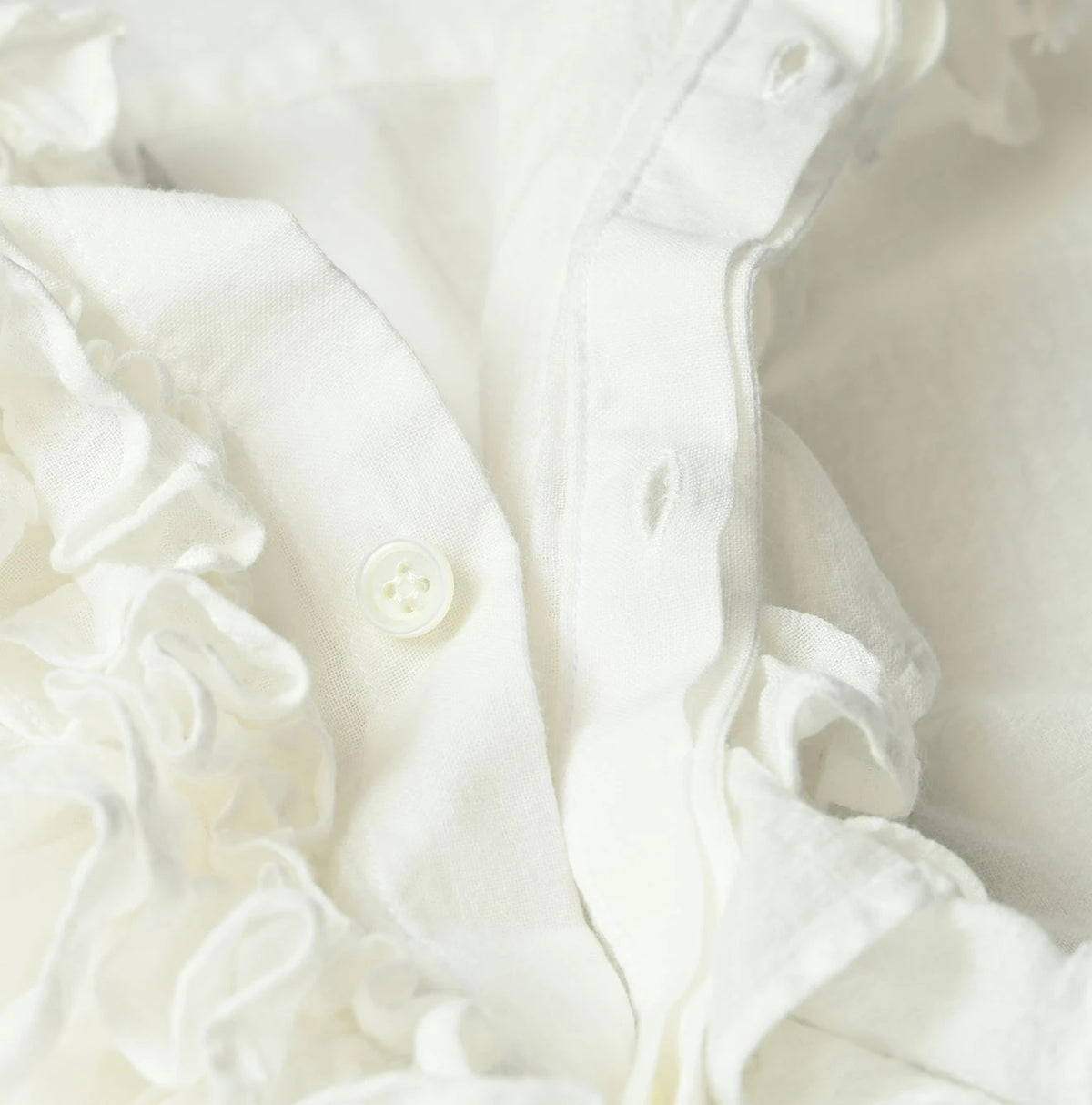 45R 45 Gauze Frilled Coupe Shirt
