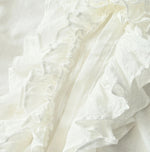 45R 45 Gauze Frilled Coupe Shirt