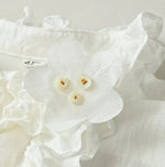 45R 45 Gauze Frilled Coupe Shirt