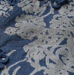 45R Indigo Linen Lotus Clover Knot Camisole