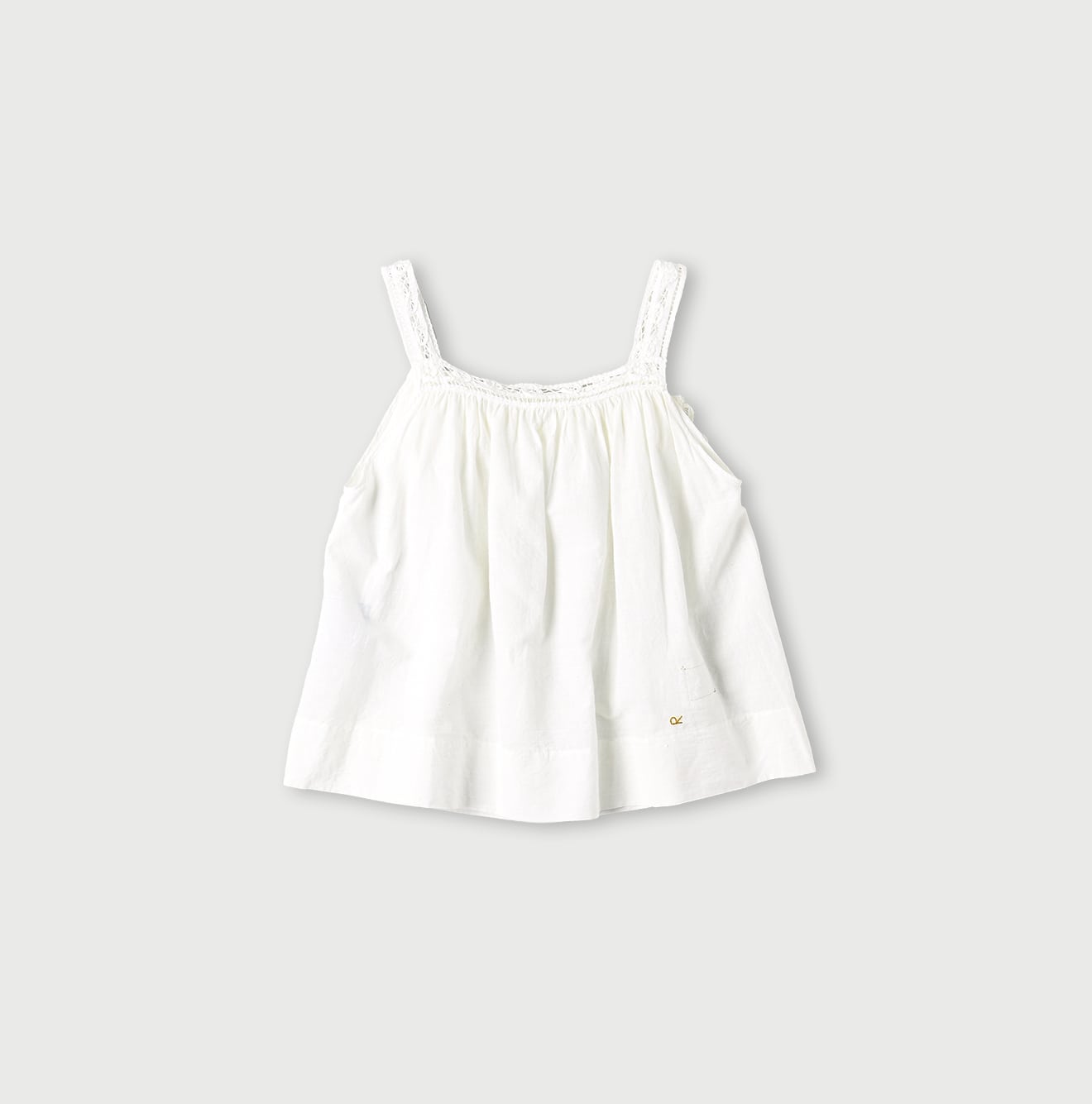 新品タグ付き　Andmary Shirring ribbon camisole ANDMARY】Shirring ribbon camisole