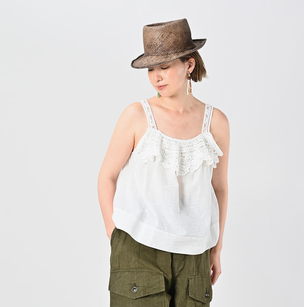 45R Khadi Ribbon Lace Camisole