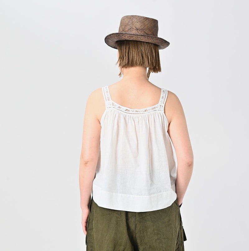 45R Khadi Ribbon Lace Camisole