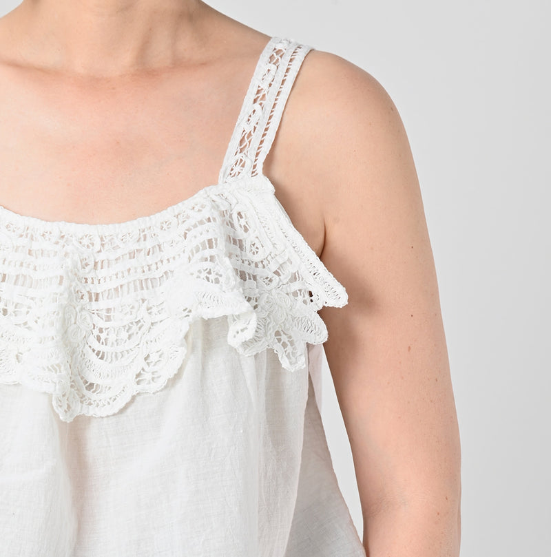 45R Khadi Ribbon Lace Camisole