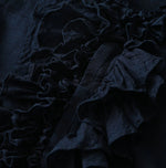 45R Indigo 45 Gauze Frilled Coupe Shirt