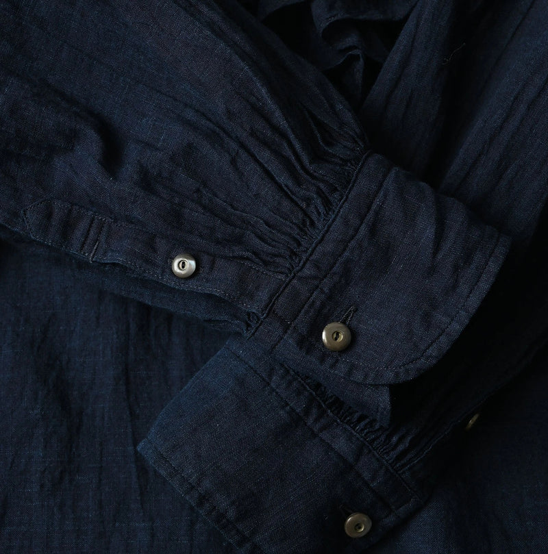 45R Indigo 45 Gauze Frilled Coupe Shirt - Image 17