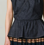 45R 45Petit Denim Tank Bra Nou