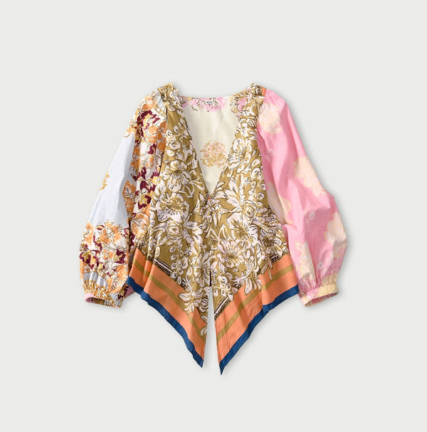 45R Saijiki Khadi Bandana Bolero