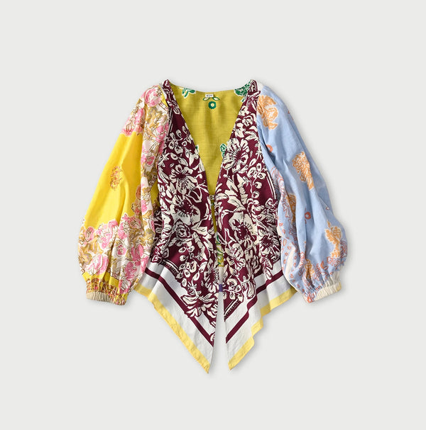 45R Saijiki Khadi Bandana Bolero