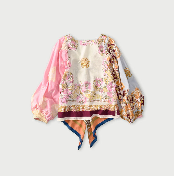 45R Saijiki Khadi Bandana Bolero