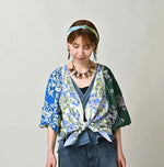 45R Saijiki Khadi Bandana Bolero