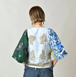 45R Saijiki Khadi Bandana Bolero