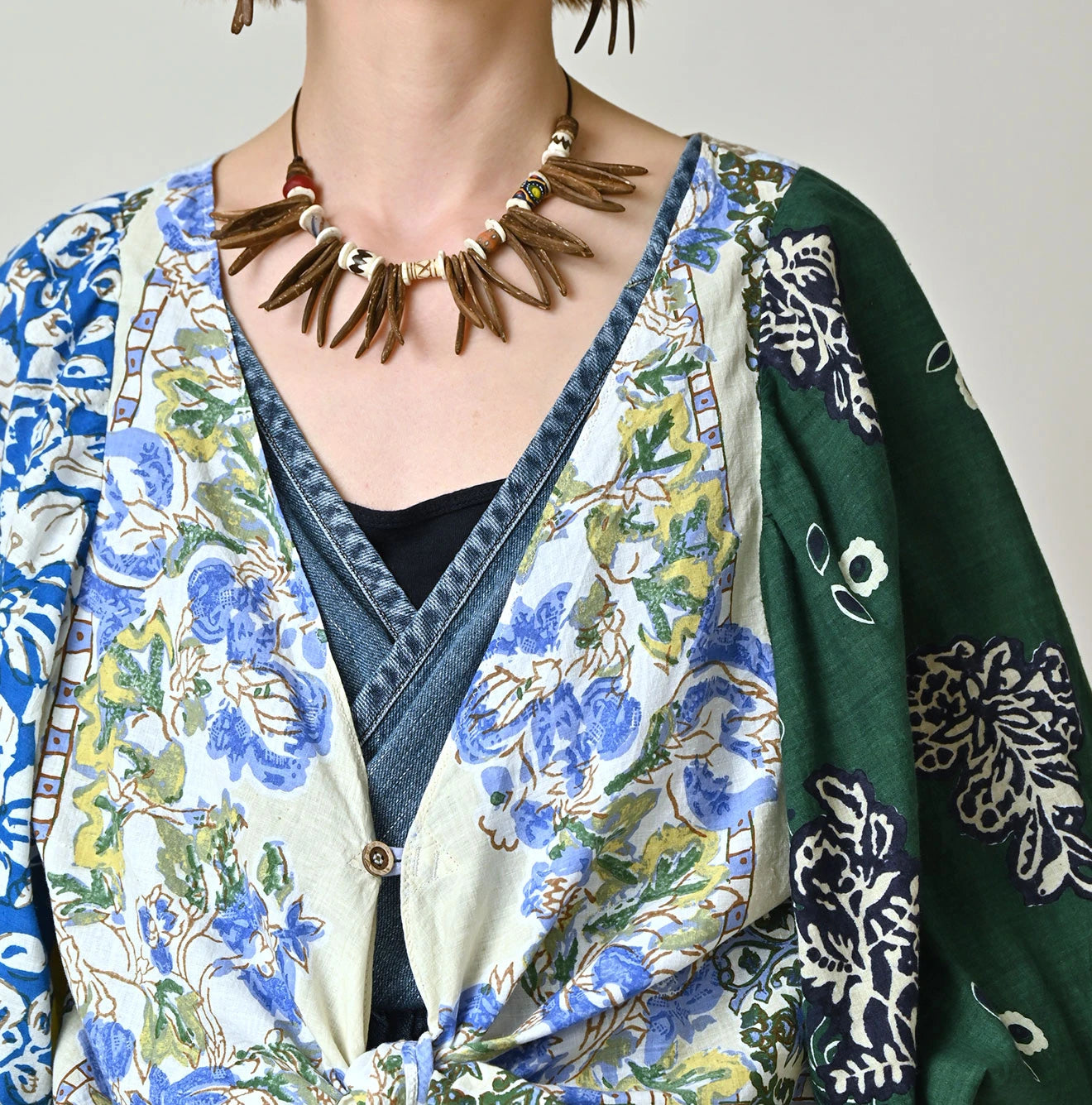 45R Saijiki Khadi Bandana Bolero - Image 10