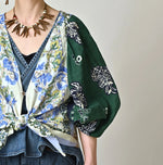 45R Saijiki Khadi Bandana Bolero