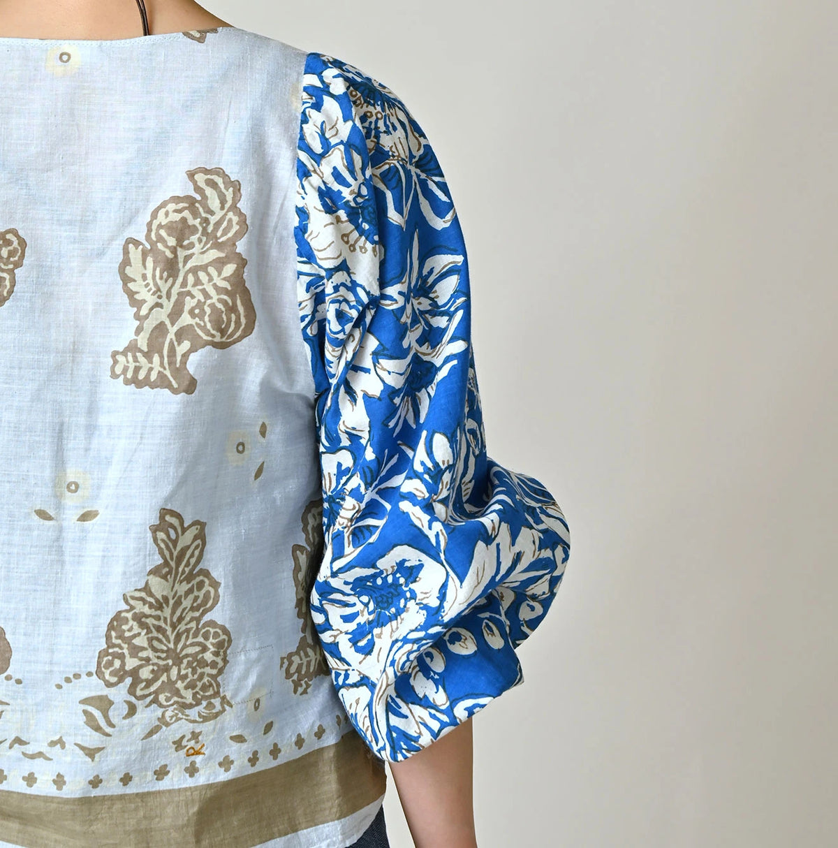 45R Saijiki Khadi Bandana Bolero