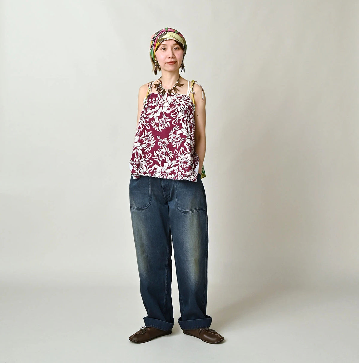 45R Saijiki Khadi Bandana Camisole