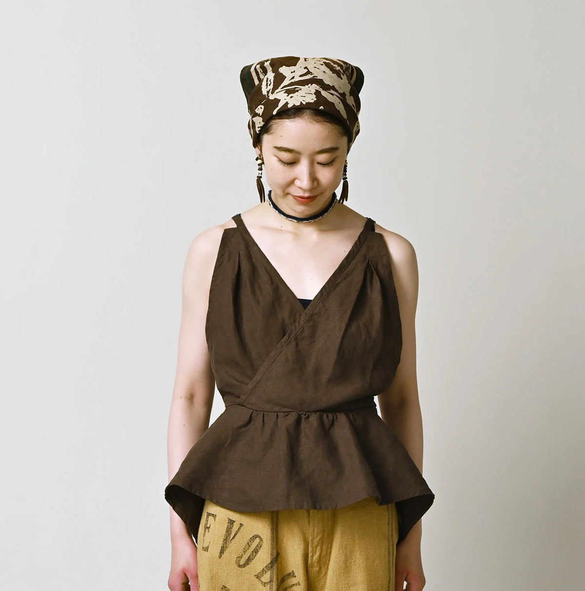 45R Linen Tank Bra