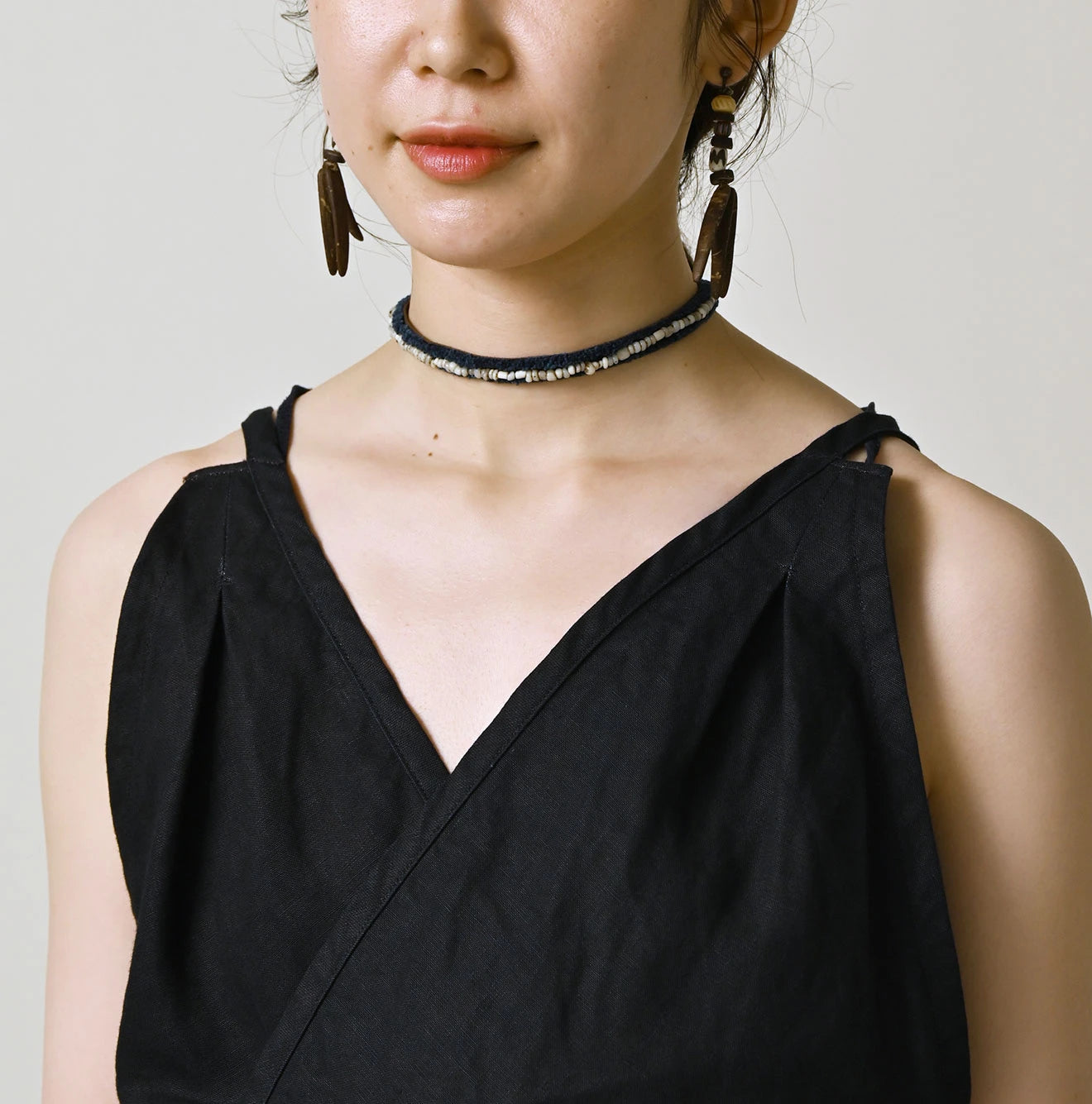 45R Indigo Linen Tank Bra - Image 6