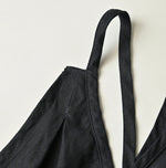 45R Indigo Linen Tank Bra
