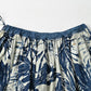 45R Indigo Eastern Aloha Easy Gathered Skirt