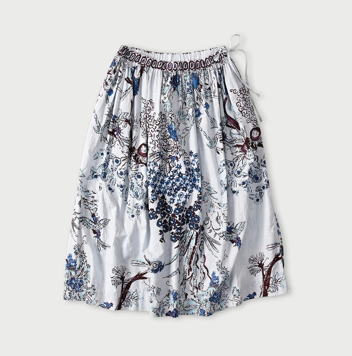 45R Cotton Linen Palampore Skirt