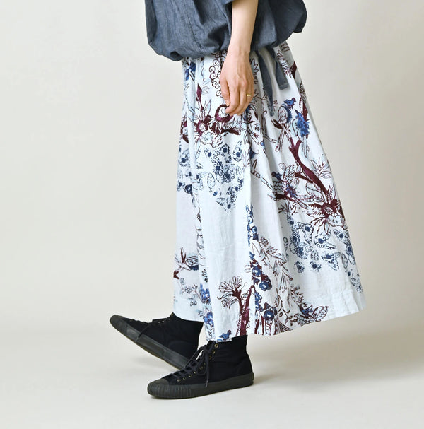 45R Cotton Linen Palampore Skirt