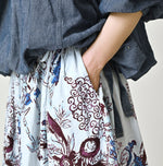 45R Cotton Linen Palampore Skirt