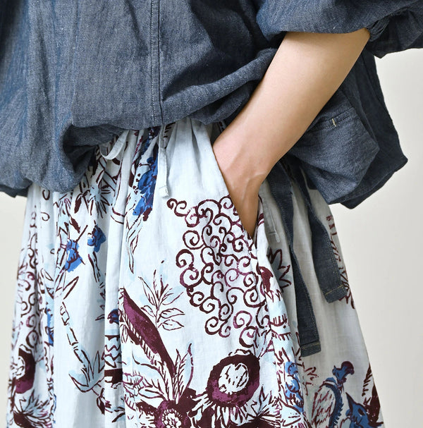 45R Cotton Linen Palampore Skirt