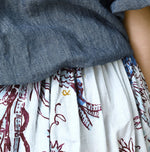 45R Cotton Linen Palampore Skirt
