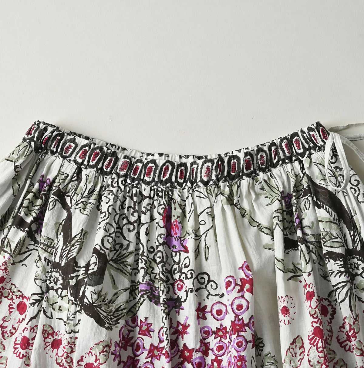45R Cotton Linen Palampore Skirt
