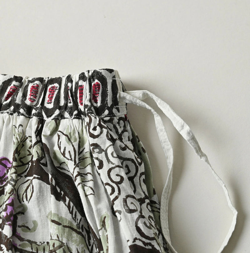 45R Cotton Linen Palampore Skirt - Image 12