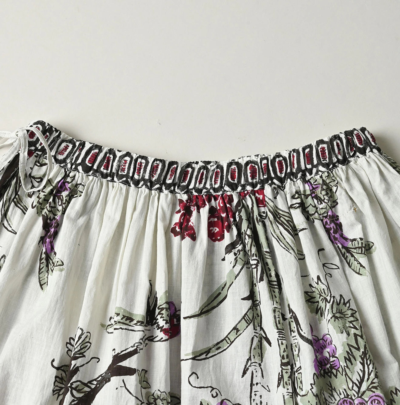 45R Cotton Linen Palampore Skirt
