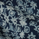 45R Indigo Cotton Linen Palampore Skirt