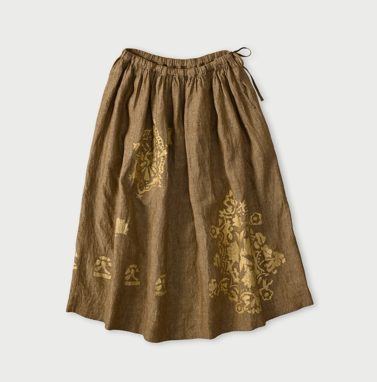 45R Linen Foil Easy Gathered Skirt - Image 2