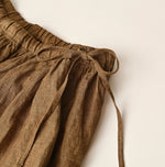 45R Linen Foil Easy Gathered Skirt