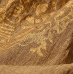 45R Linen Foil Easy Gathered Skirt