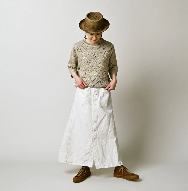 45R Linen Bell Skirt