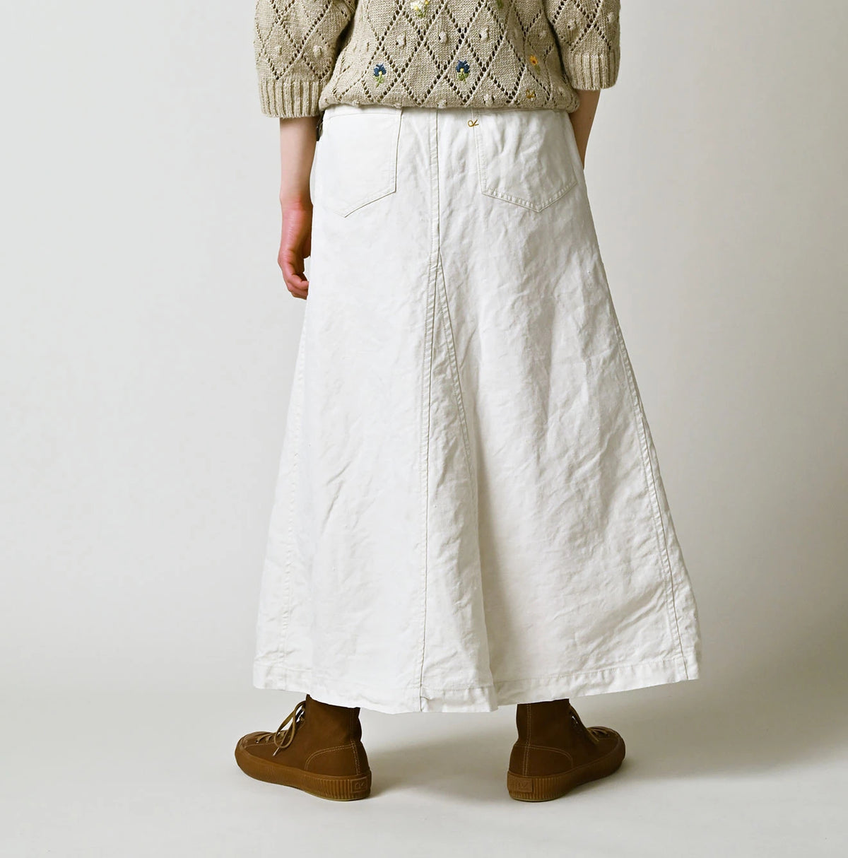 45R Linen Bell Skirt