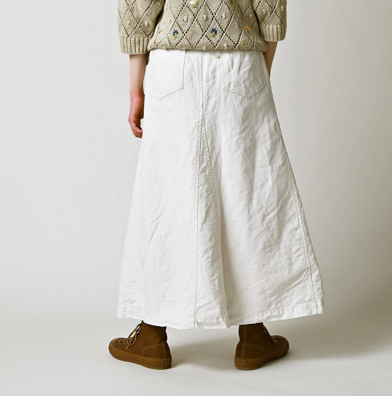 45R Linen Bell Skirt - Image 6