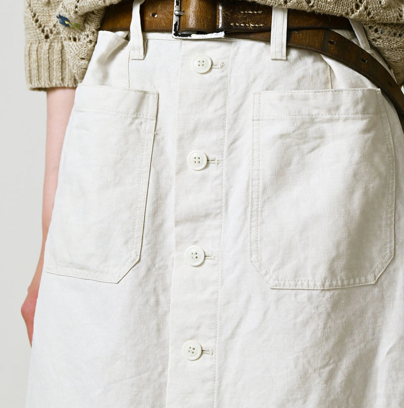 45R Linen Bell Skirt - Image 9