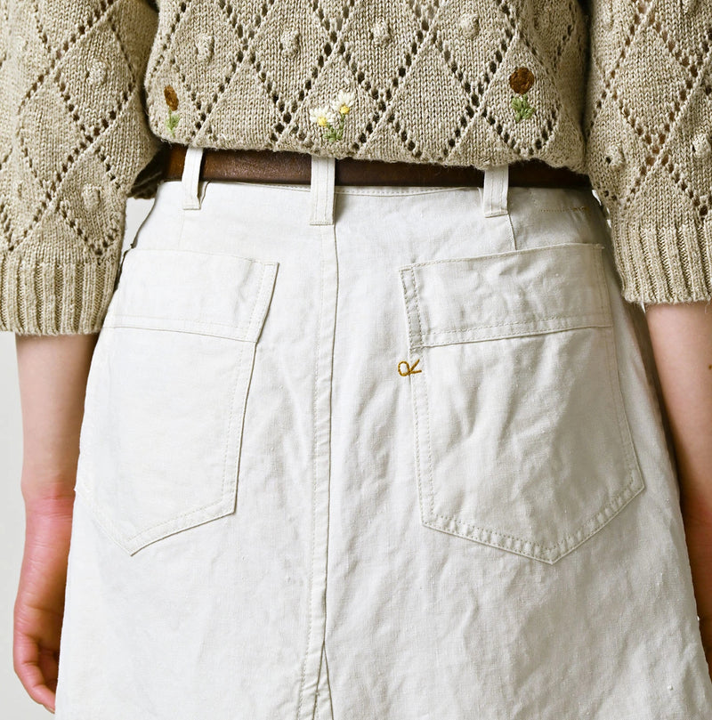 45R Linen Bell Skirt - Image 10