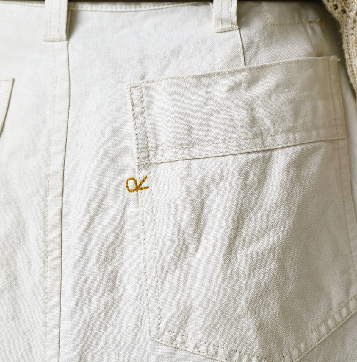 45R Linen Bell Skirt