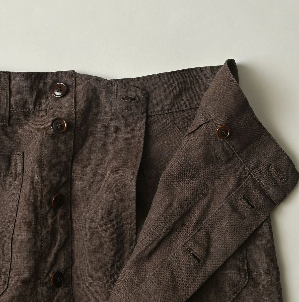 45R Linen Bell Skirt