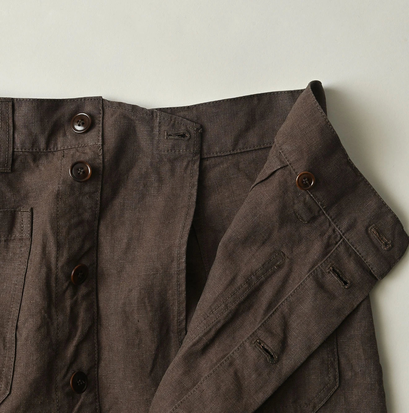 45R Linen Bell Skirt - Image 14