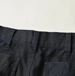45R Indigo Linen Bell Skirt