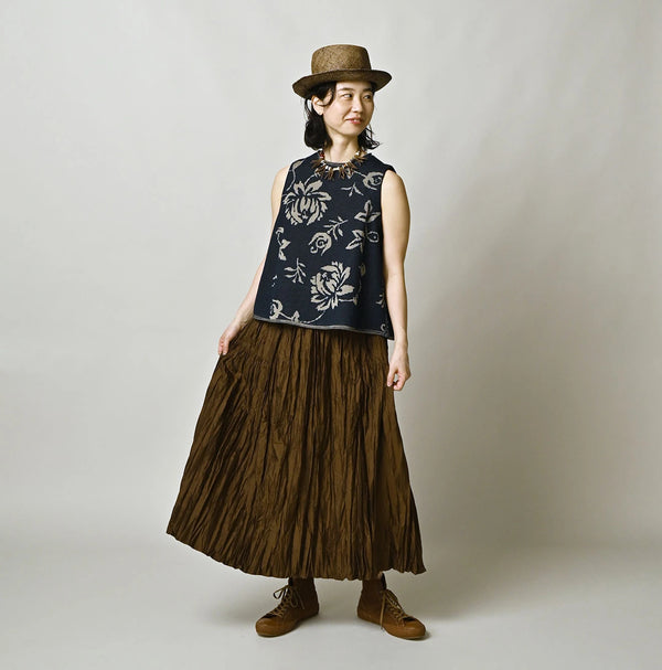 45R Chambray Silk Skirt