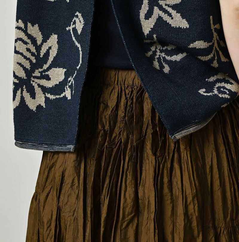 45R Chambray Silk Skirt - Image 10