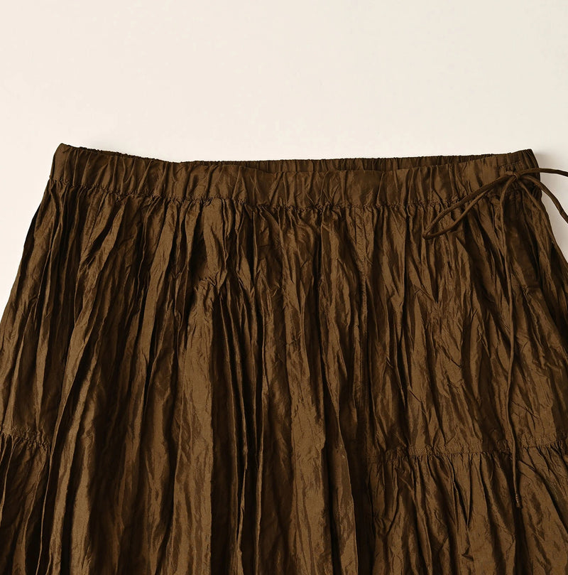 45R Chambray Silk Skirt - Image 12