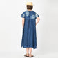 Ai Indigo Khadi puapua Dress