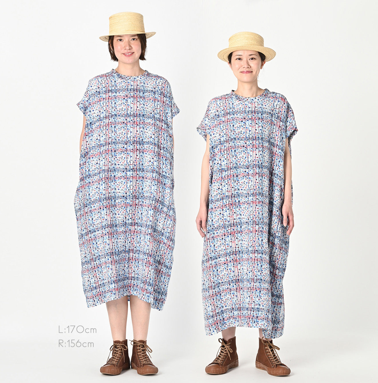Linen Madras M-dress